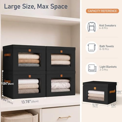 Storage Bins with Lids (5 Count)