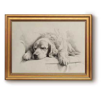 Vintage Gold Framed Wall Art