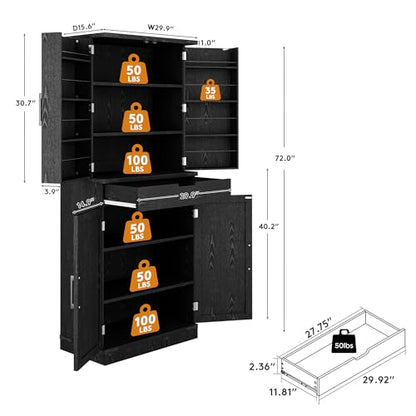 72" Tall Storage Cabinet