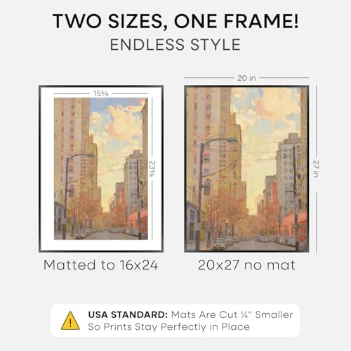 20x27 Black Picture Frame (3 Count)