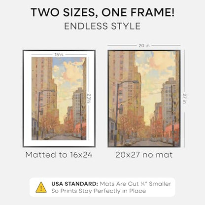 20x27 Black Picture Frame (3 Count)