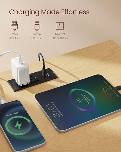Nightstand with Charging Station