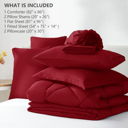 Full Size Comforter Sets Dark Red