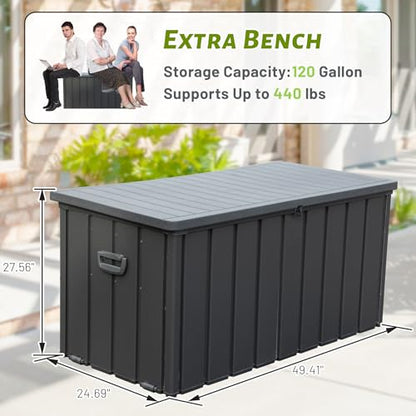 Domi 120 Gallon Deck Box