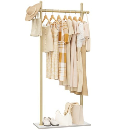 Coat Racks Freestanding with Natural Rock Base