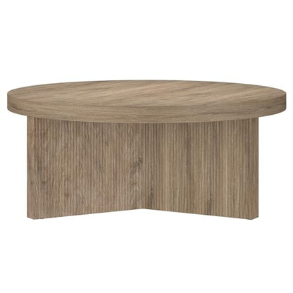 36" Scandinavian Fluted Coffee Table