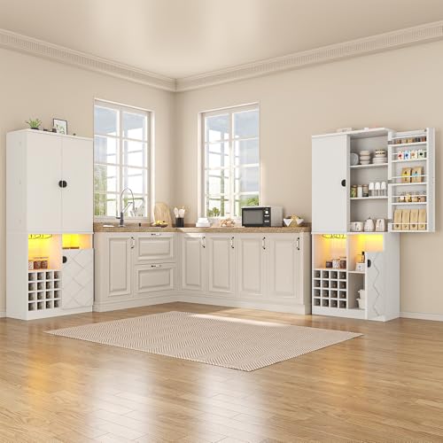 72" Tall Kitchen Pantry Storage Cabinet