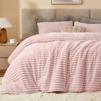 Fleece Queen Comforter Set