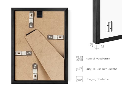 5x7 Black Metal Picture Frames