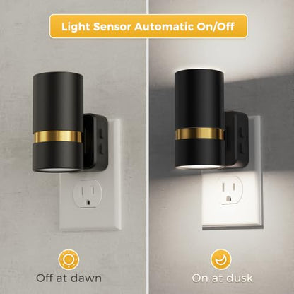 Night Lights Plug into Wall 3CCT 2 Pack (2 Count)