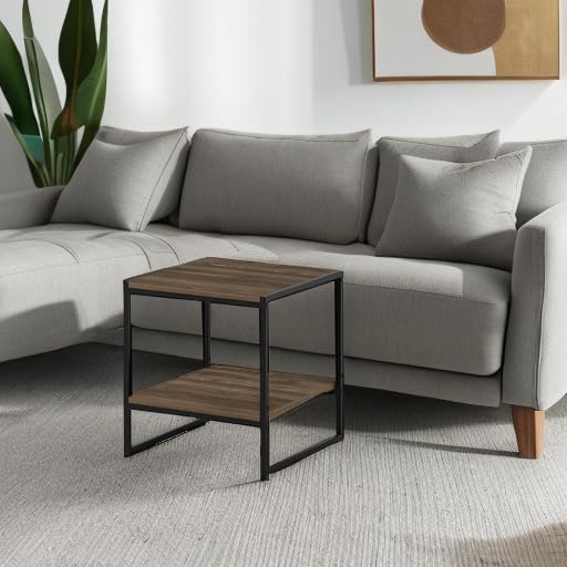 CAMNUS 2 Tier Metal Frame Side Table