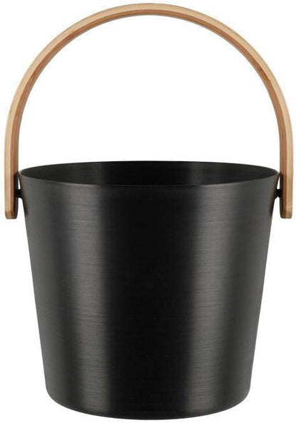 Northern Lights Group Rento Sauna Bucket Aluminum, Black - Finnish Sauna Accessories