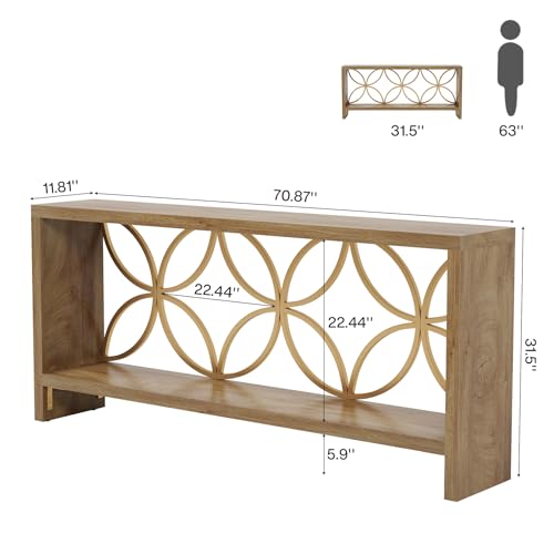 70.9 Inch Narrow Sofa Table