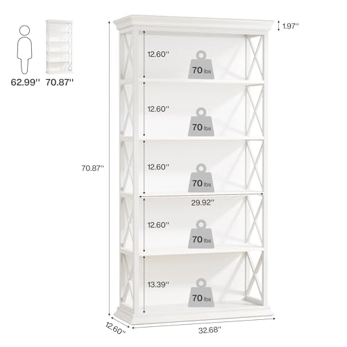 6 Tier Bookcase