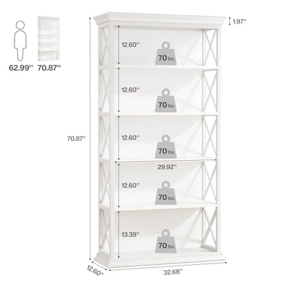 6 Tier Bookcase