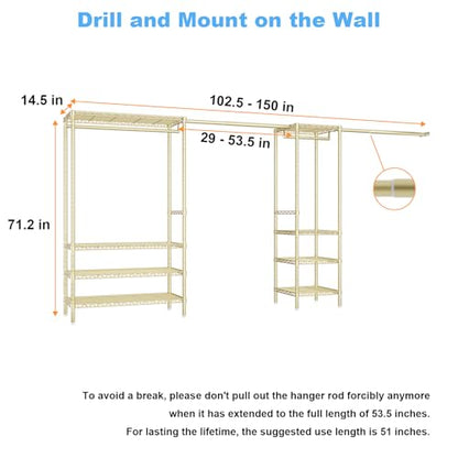 E11 Heavy Duty Garment Rack
