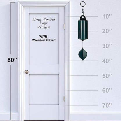 Woodstock Wind Chimes Heroic Windbell Wind Chimes for Outside
