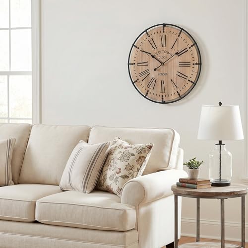 20 Inch Large Farmhouse Wall Clock