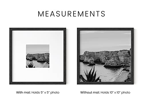 Black Oak Wood 10x10 Picture Frames (9 Count)
