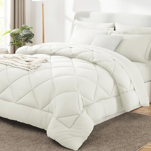 Queen Comforter Set with Sheets Ivory