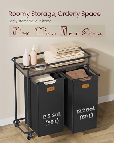 Laundry Sorter with Wheels
