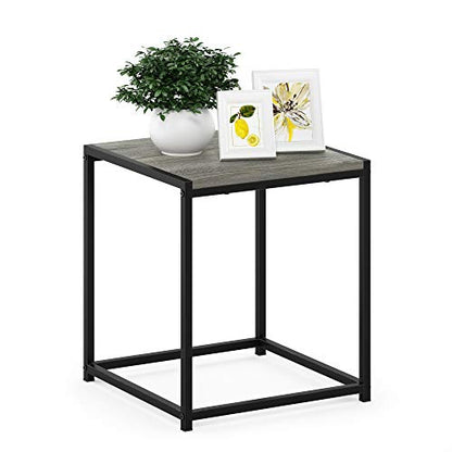 CAMNUS Metal Frame Square Side Table