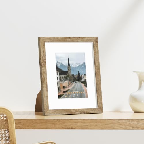 8x10 Picture Frames Set of 9 for Wall Mount & Tabletop (9 Count)