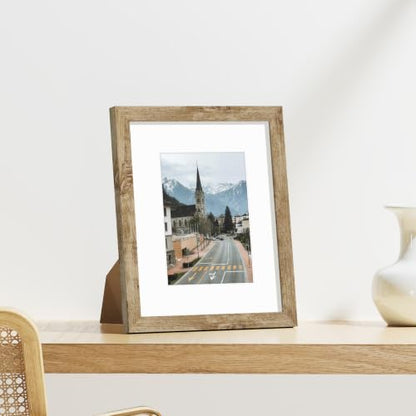 8x10 Picture Frames Set of 9 for Wall Mount & Tabletop (9 Count)