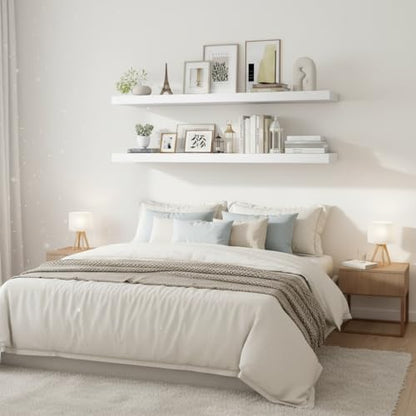 Deep Floating Shelves 55x12” Set of 2 (2 Count)