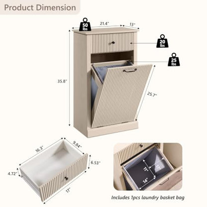 Tilt Out Trash Can Cabinet