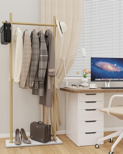 Coat Racks Freestanding with Natural Rock Base