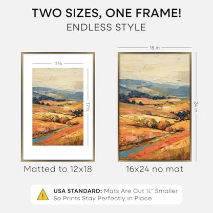 16x24 Bronze Picture Frame (2 Count)