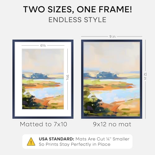 9x12 Blue Picture Frame