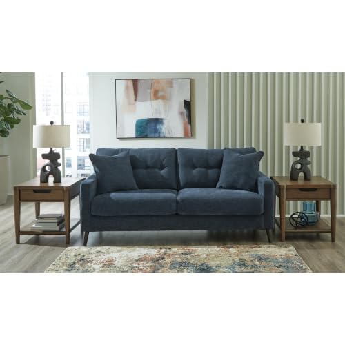 79 in Navy Blue Sofa Couch for Living Room