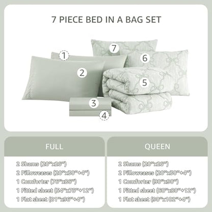 Queen Comforter Set with Sheets for Girls