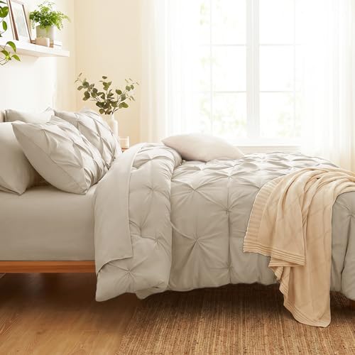 Queen Comforter Set Oatmeal