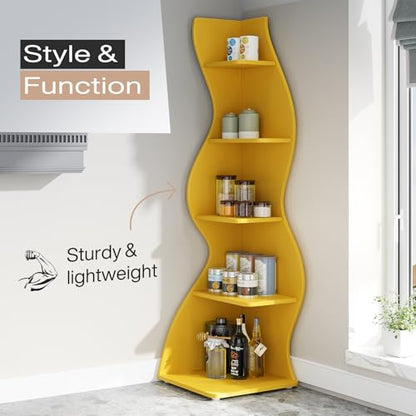 Corner Shelf Modern 5 (2 Count)