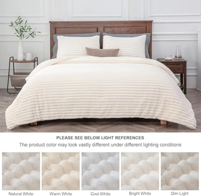 Fleece Oversized Queen Comforter Set