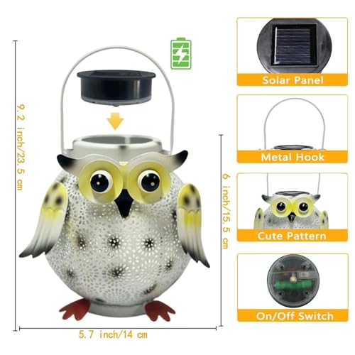 1 Pack Hanging Solar Lanterns