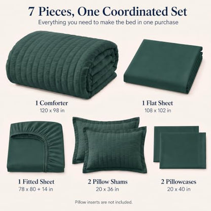 Oversized King Comforter Set 120x98 7