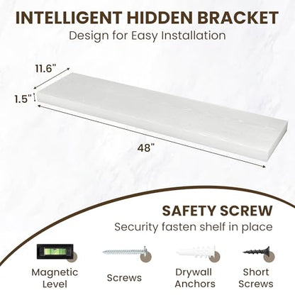 48 Inch Floating Shelves for Wall Set of 1