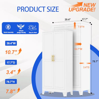 79" Tall Kitchen Pantry Cabinet