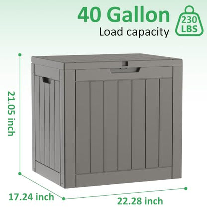 40 Gallon Lockable Outdoor Deck Box