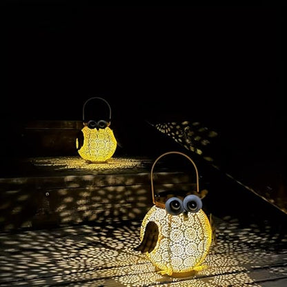 Solar Owl Lights Outdoor Waterproof