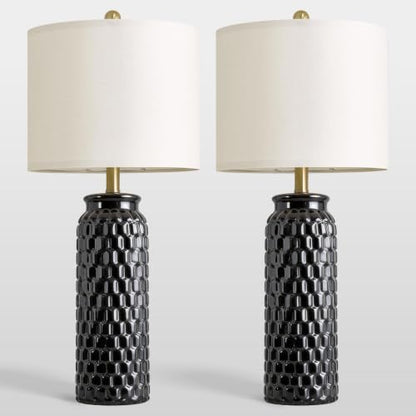 27" Ceramic Table Lamps Set of 2 (2 Count)