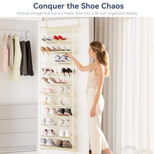 36 Pair Over the Door Shoe Rack