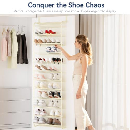 36 Pair Over the Door Shoe Rack