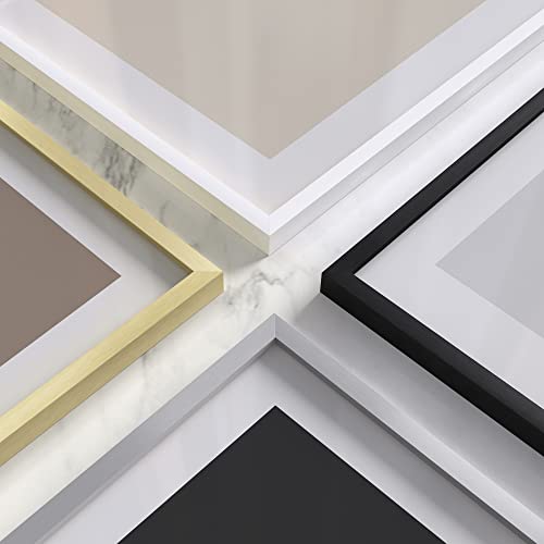 16x16 Silver Metal Picture Frame Matted to 12x12