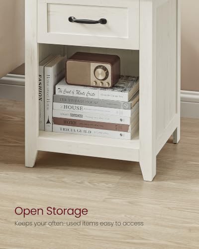Farmhouse Nightstands with Charging Station (2 Count)