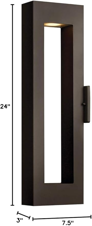 Hinkley Atlantis Large Wall Mount Outdoor Lantern